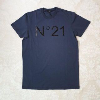 ヌメロヴェントゥーノ(N°21)の【新品・未使用】N°21 KIDS ロゴTシャツ ネイビー　12Y（150㎝）(Tシャツ/カットソー)