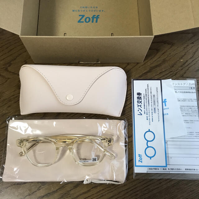 Zoff(ゾフ)のZoff×REIKA YOSHIDA クリア レンズ交換券 吉田怜香　メガネ レディースのファッション小物(サングラス/メガネ)の商品写真