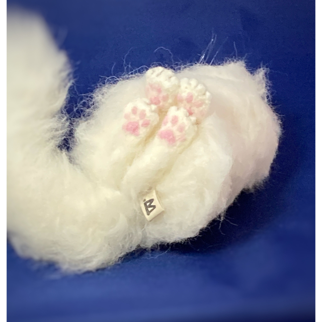 mia  サンプルページ ノルウェージャンフォレスト 置物  猫  長毛種 ハンドメイドのぬいぐるみ/人形(ぬいぐるみ)の商品写真