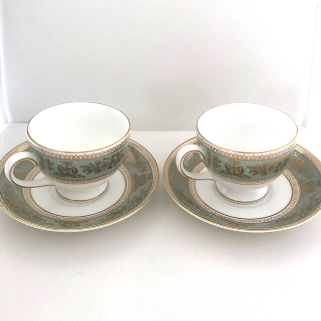 wedgwood/ウェッジウッド コロンビアセージグリーン カップ&ソーサー2