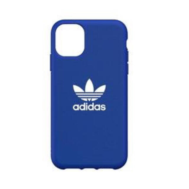 adidas(アディダス)のiPhone11  iPhoneXR  用　　adidas ケース　ブルー スマホ/家電/カメラのスマホアクセサリー(iPhoneケース)の商品写真