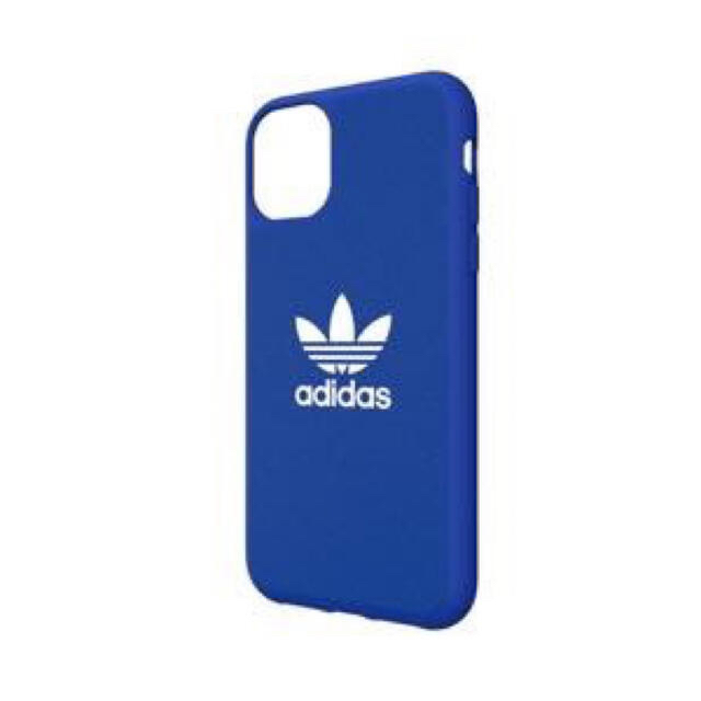 adidas(アディダス)のiPhone11  iPhoneXR  用　　adidas ケース　ブルー スマホ/家電/カメラのスマホアクセサリー(iPhoneケース)の商品写真