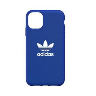 アディダス(adidas)のiPhone11  iPhoneXR  用　　adidas ケース　ブルー(iPhoneケース)