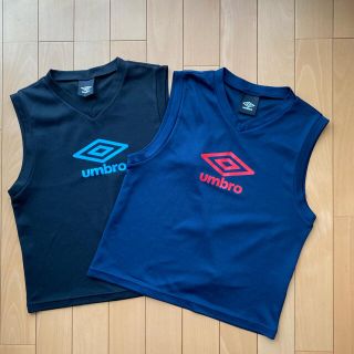 アンブロ(UMBRO)のアンブロ ノースリーブ インナーシャツ 2枚セット 140(ウェア)