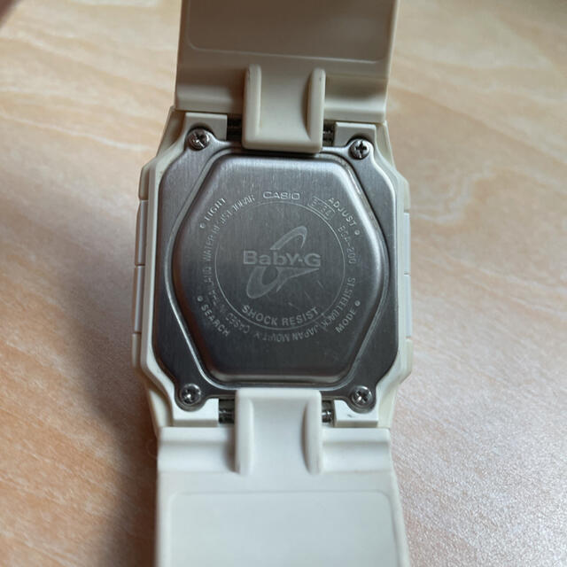 Baby-G(ベビージー)のカシオCASIO Baby-G BGA-200 アナデジ 白 USED レディースのファッション小物(腕時計)の商品写真