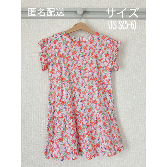 GYMBOREE(ジンボリー)の【gymboree】花柄ワンピース サイズUS S(5-6) キッズ/ベビー/マタニティのキッズ服女の子用(90cm~)(ワンピース)の商品写真