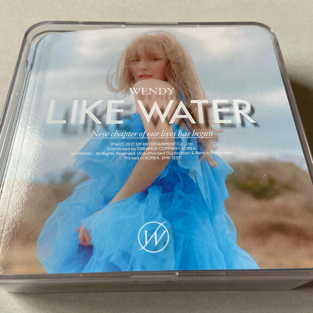 velvet(ベルベット)のウェンディ　LIKEWATERcasever. CD    【未再生】 エンタメ/ホビーのCD(K-POP/アジア)の商品写真