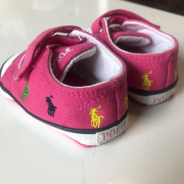 POLO RALPH LAUREN(ポロラルフローレン)のラルフローレン　ファーストシューズ　11センチ キッズ/ベビー/マタニティのベビー靴/シューズ(~14cm)(スニーカー)の商品写真