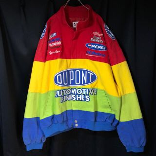 デュポン(DuPont)の希少 古着 Chase Dupont Nascar レーシングジャケット(ブルゾン)