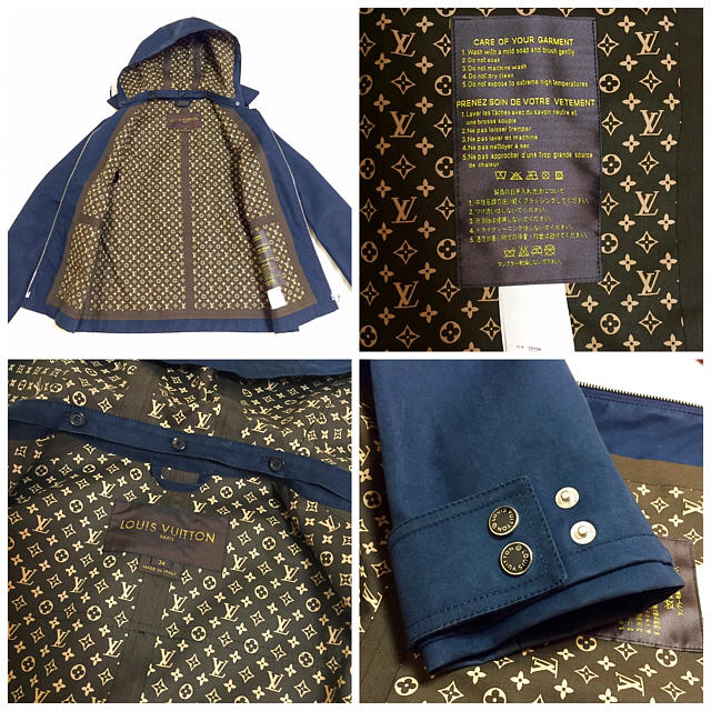 LOUIS VUITTON(ルイヴィトン)の美品♡ モノグラム フード付き マッキントッシュ レディースのジャケット/アウター(トレンチコート)の商品写真