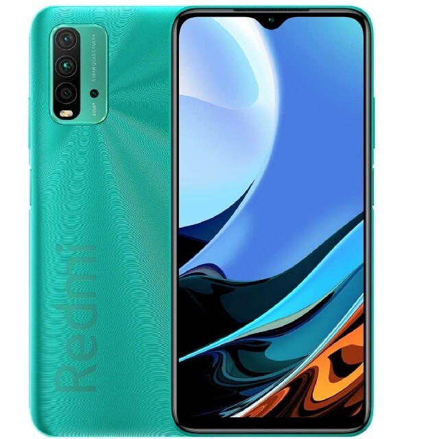 Xiaomi Redmi 9T 64GB オーシャングリーン新品 スマホ/家電/カメラのスマートフォン/携帯電話(スマートフォン本体)の商品写真