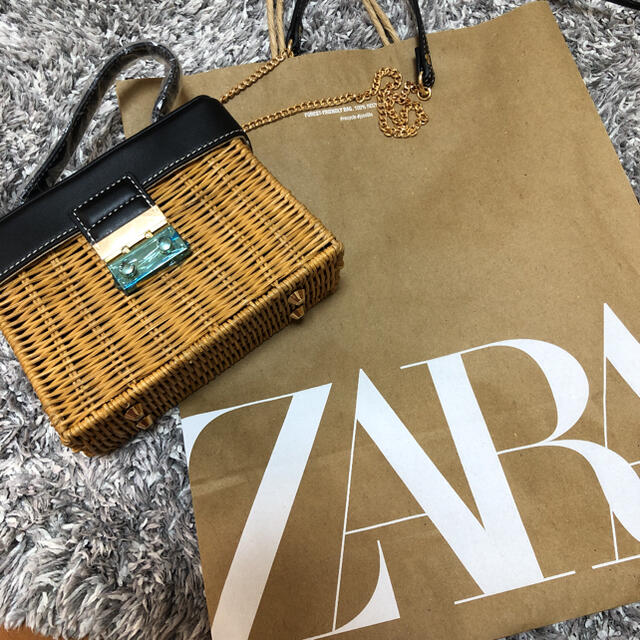 ZARA(ザラ)のZARA ラタンミノディエールケース かごバッグ ショルダーバッグ メンズのバッグ(ショルダーバッグ)の商品写真