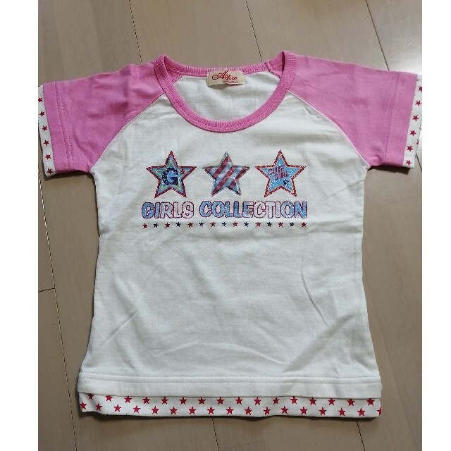 女の子　Tシャツ キッズ/ベビー/マタニティのキッズ服女の子用(90cm~)(Tシャツ/カットソー)の商品写真