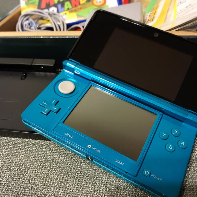 保証書つき！　3DS アクアブルー＆SUPER MARIO 3D LAND