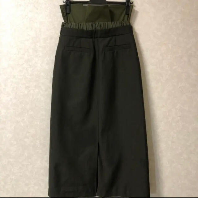 TODAYFUL(トゥデイフル)のCLANE スカート　グリーン レディースのスカート(ひざ丈スカート)の商品写真