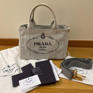 プラダ(PRADA)の《晃様》PRADA プラダ カナパ ビアンコ ミニサイズ(ハンドバッグ)