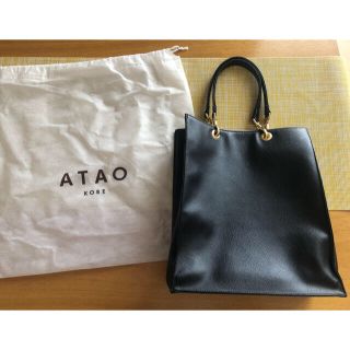 アタオ(ATAO)のアタオ／ココット／ブラック(トートバッグ)