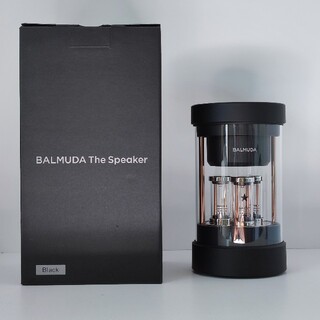 バルミューダ(BALMUDA)の超美品　BALMUDA THE Speaker M01A-BK ワイヤレス(スピーカー)