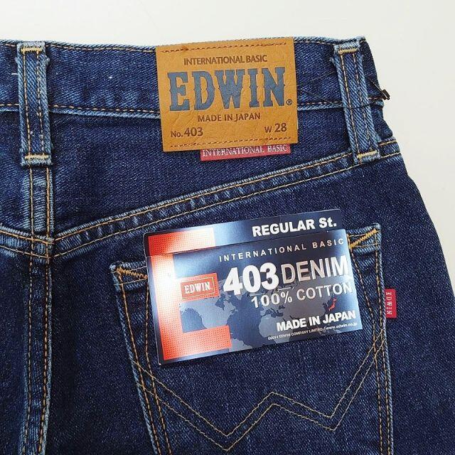 EDWIN(エドウィン)の新品　28インチ　EDWIN　403　インターナショナルベーシック メンズのパンツ(デニム/ジーンズ)の商品写真