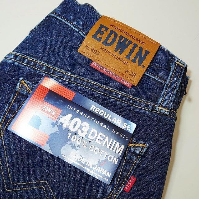 EDWIN(エドウィン)の新品　28インチ　EDWIN　403　インターナショナルベーシック メンズのパンツ(デニム/ジーンズ)の商品写真