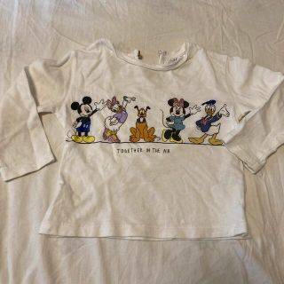 ザラキッズ(ZARA KIDS)のミッキーフレンズ　ラメロンT(Tシャツ/カットソー)