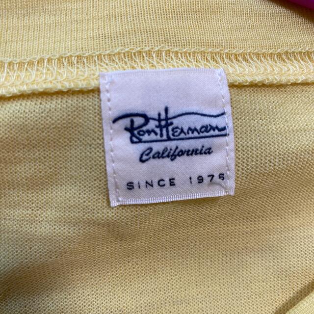 Ron Herman(ロンハーマン)のロンハーマン　黄色ロングTシャツ メンズのトップス(Tシャツ/カットソー(七分/長袖))の商品写真