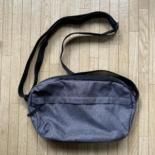 ムジルシリョウヒン(MUJI (無印良品))の無印良品 撥水 ミニショルダーバッグ（杢） グレー(ショルダーバッグ)