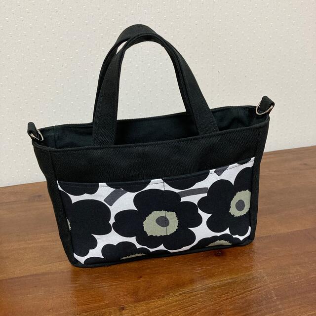 marimekko(マリメッコ)のmarimekkoミニウニッコ　バックinバック　☆ハンドメイド☆ ハンドメイドのファッション小物(バッグ)の商品写真