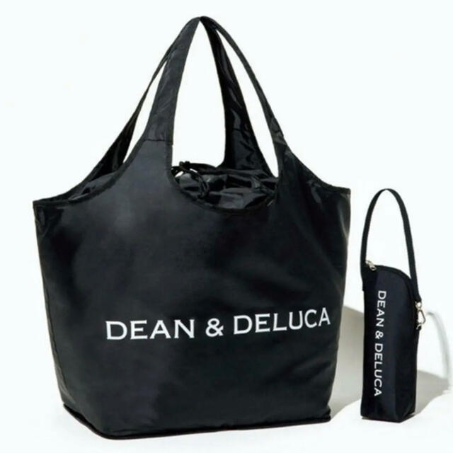 DEAN & DELUCA(ディーンアンドデルーカ)の【未使用品】DEAN＆DELCA買い物カゴバッグ＆ボトルケース2点セット レディースのバッグ(かごバッグ/ストローバッグ)の商品写真