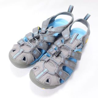 キーン(KEEN)のKEEN　サンダル　レディース　グレー/ブルー(サンダル)