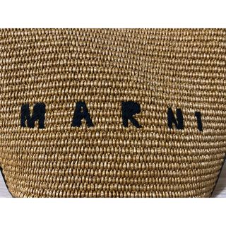 マルニ(Marni)の【chatmignon様専用】MARNIラフィアバッグ ミディアム(ショルダーバッグ)