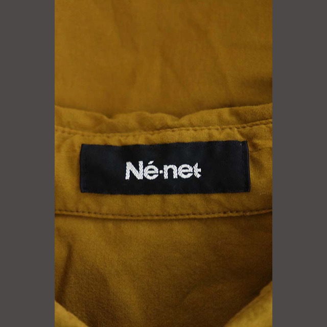 Ne-net(ネネット)のネネット 19AW シャツワンピース 2 黄色 イエロー 黄土色 レディースのワンピース(ロングワンピース/マキシワンピース)の商品写真