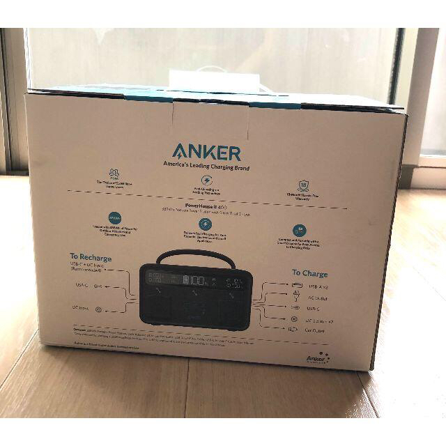 【新品】Anker PowerHouse II 400　キャンプ／非常用　電源 スポーツ/アウトドアのアウトドア(その他)の商品写真