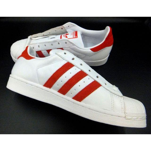 がございま Adidas Adidasoriginalssuperstar スーパースター白 赤27cmの通販 By Summer Gg S