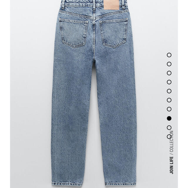 ZARA - 新品!ZARA ザラ マムフィットデニムパンツ ブルーグレー 32の ...