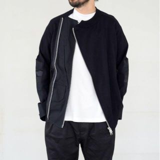 サカイ(sacai)のsacai Cotton Nylon Oxford Knit Blouson 3(ニット/セーター)