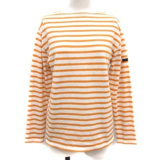 セントジェームス(SAINT JAMES)のセントジェームス カットソー バスクシャツ Tシャツ 長袖 XS オレンジ(Tシャツ(長袖/七分))