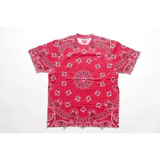 格安 Box Small (M)Supreme - Supreme Logo Bandana赤 Tee Tシャツ+カットソー(半袖+袖なし)