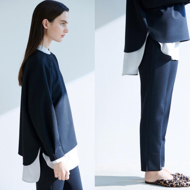Theory 21SS 完売色 ウォッシャブル プルオーバーニット-