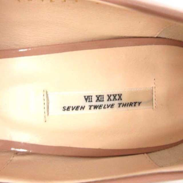 VII XII XXX(セヴントゥエルヴサーティ)のセブントゥエルブサーティ パンプス エナメル 24.0cm ピンクベージュ レディースの靴/シューズ(ハイヒール/パンプス)の商品写真