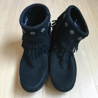 ミネトンカ(Minnetonka)のMINNETONKA ミネトンカ ダブルフリンジ ショートブーツ(ブーツ)