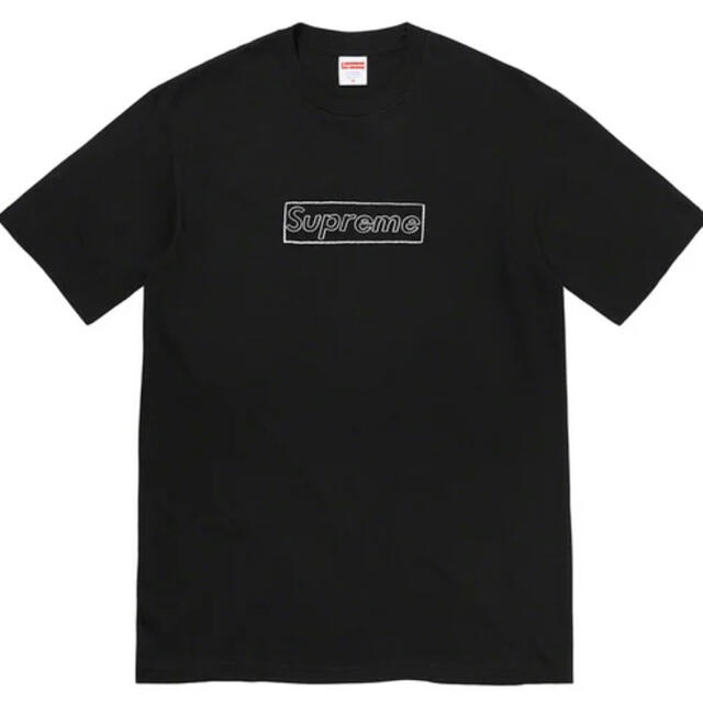 Supreme KAWS Chalk Logo Tee XLサイズ ブラック