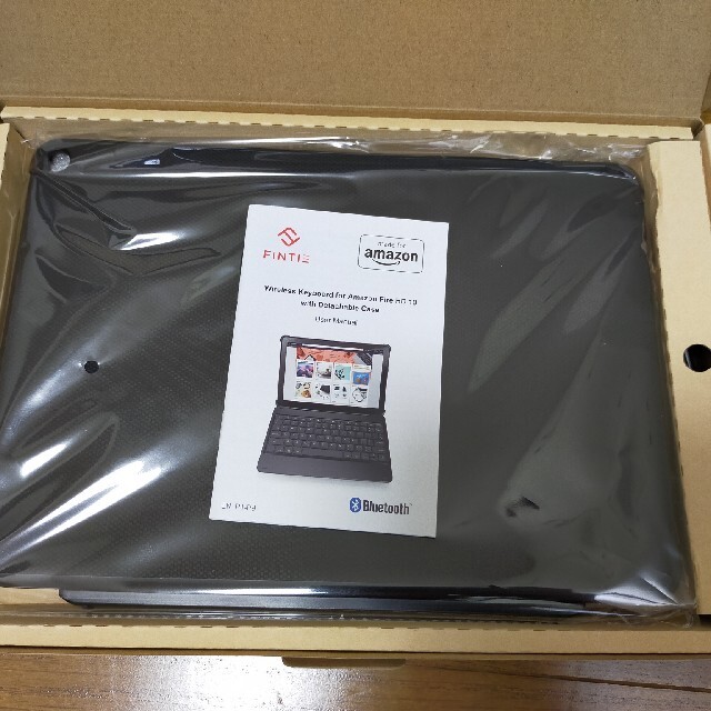 Kindle Fire HD 10用Bluetooth キーボードカバー スマホ/家電/カメラのPC/タブレット(PC周辺機器)の商品写真