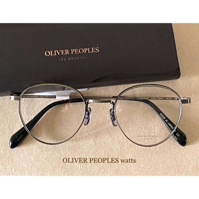 新品 OLIVER PEOPLES watts オリバーピープルズ メガネ v9GwQaGN3T