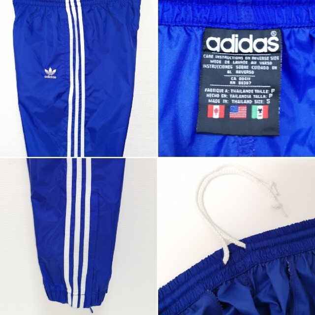 adidas(アディダス)のS 90s アディダス adidas トレフォイル ナイロンパンツ シャカパン メンズのパンツ(その他)の商品写真