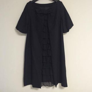 アナトリエ(anatelier)の美品☆アナトリエ 16,000円 後ろおリボン 素敵なワンピース(ミニワンピース)