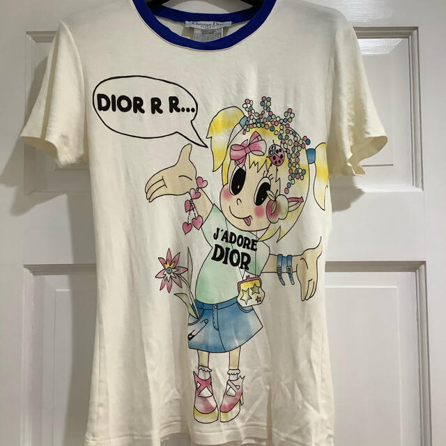 Christian Dior(クリスチャンディオール)のヴィンテージディオール　Dior ディオール　girlプリントTシャツ　 レディースのトップス(Tシャツ(半袖/袖なし))の商品写真