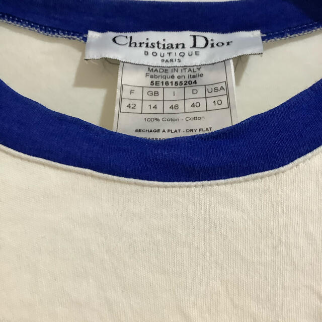Christian Dior(クリスチャンディオール)のヴィンテージディオール　Dior ディオール　girlプリントTシャツ　 レディースのトップス(Tシャツ(半袖/袖なし))の商品写真
