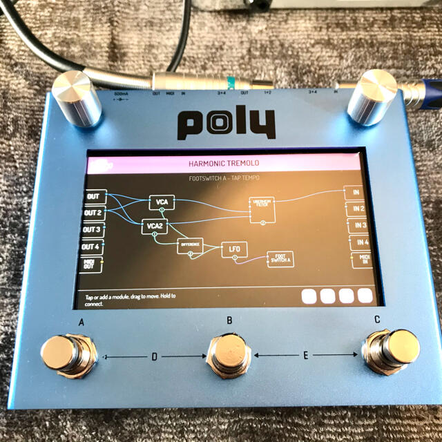 Poly Effects Beebo ディレイ　リバーブ　コーラス　トレモロ