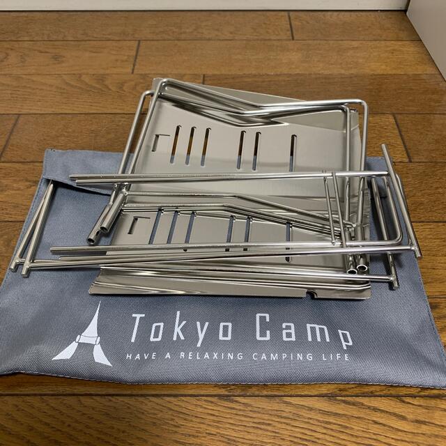 焚き火台-Tokyo Camp 【新品】 スポーツ/アウトドアのアウトドア(ストーブ/コンロ)の商品写真
